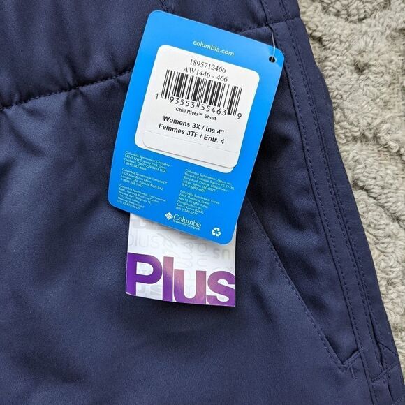 Nwt COLUMBIA Chill river red shorts 3X @U - Picture 4 of 10